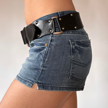 Linea Pelle Studded Leather Belt