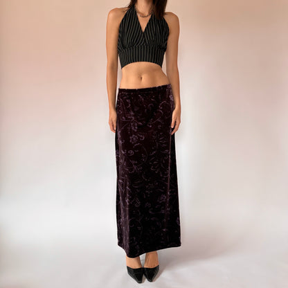 90s Deadstock Velvet Skirt (M)