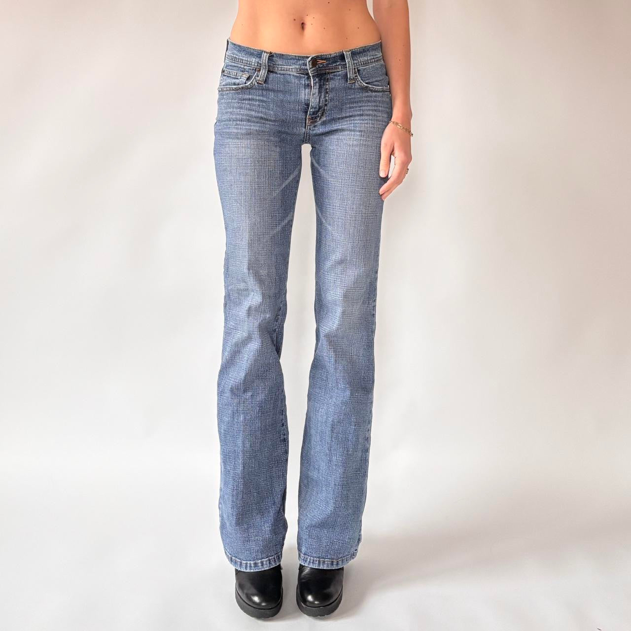 Y2K Bongo Low Rise Flare Jeans (XS)