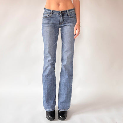 Y2K Bongo Low Rise Flare Jeans (XS)