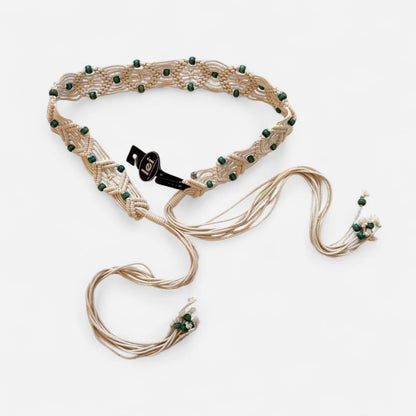 Y2K Deadstock Macrame Belt