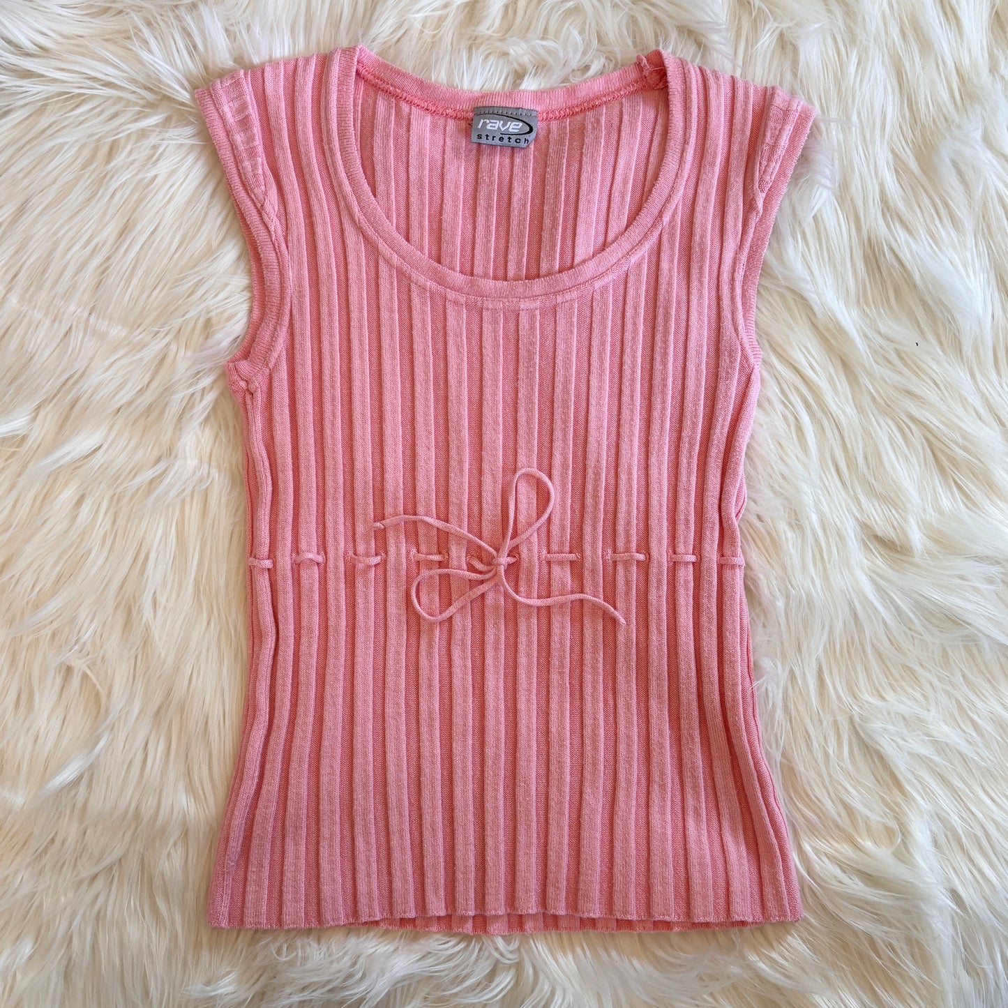 Y2K Babydoll Knit Top (S)