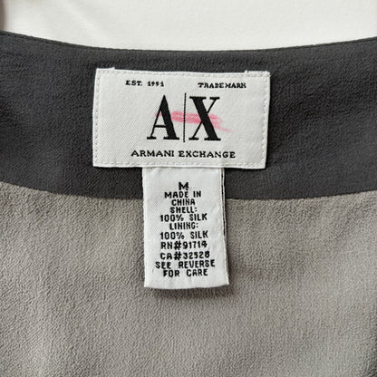 2000s Armani Silk Slate Tank (S/M)