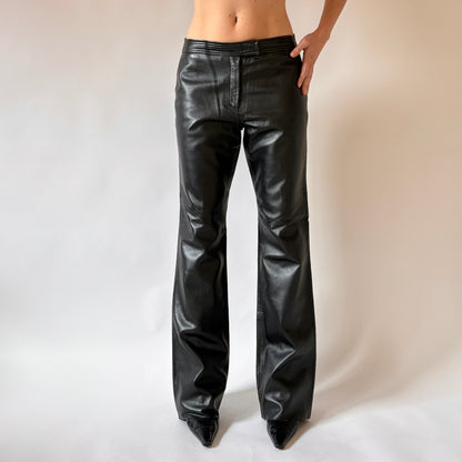 Vintage Genuine Leather Pants (S/M)