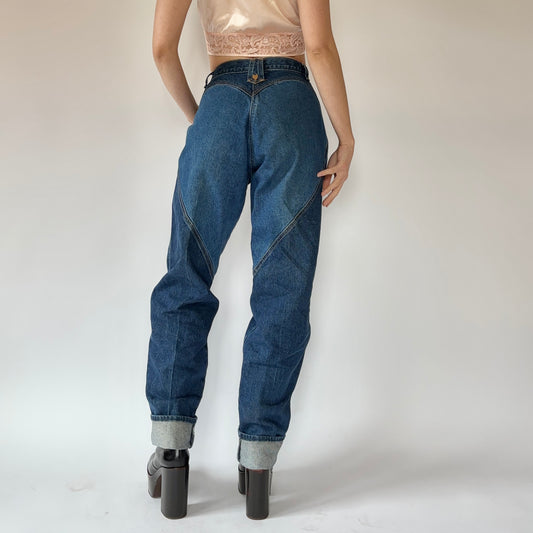 80s Western Heart Jeans (S)