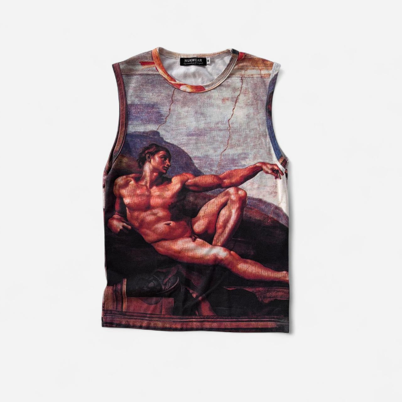 00s Renaissance Graphic Top (M)