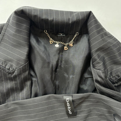 Bebe 2000s Pinstripe Blazer (XS)