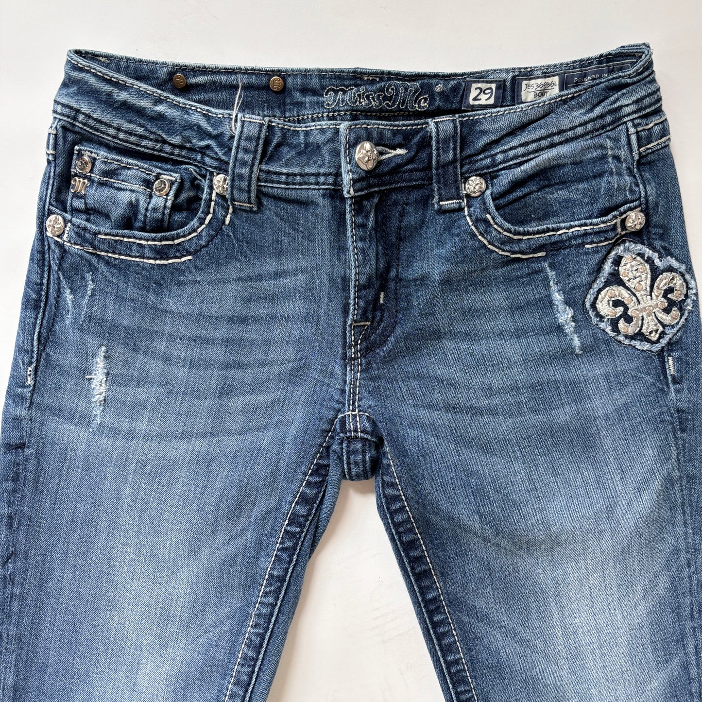 Y2K Miss Me Jeans (S)