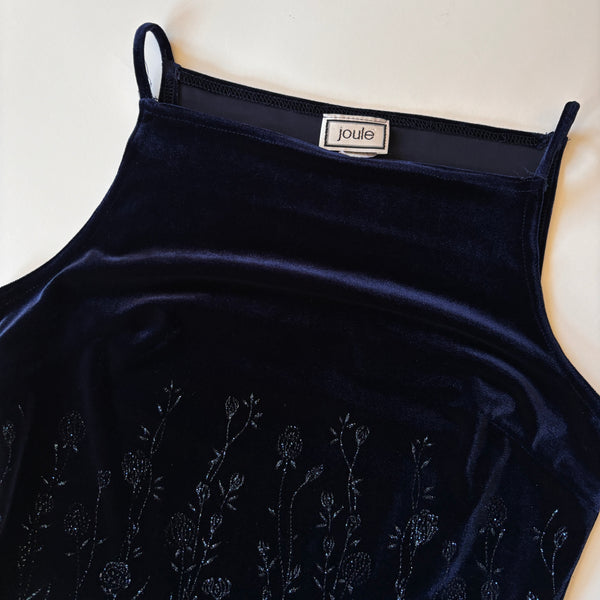 90s Velvet Midnight Tank (M)