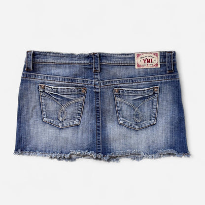 Y2K Denim Mini Skirt (M)