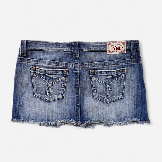 Y2K Denim Mini Skirt (M)