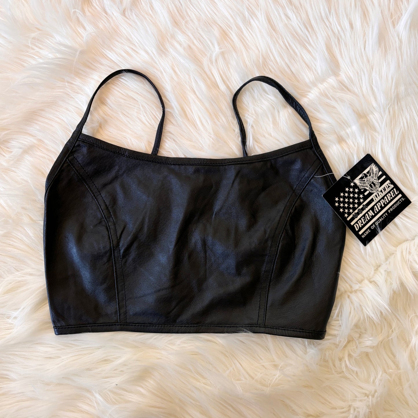 Deadstock 90s Leather Tank (M)