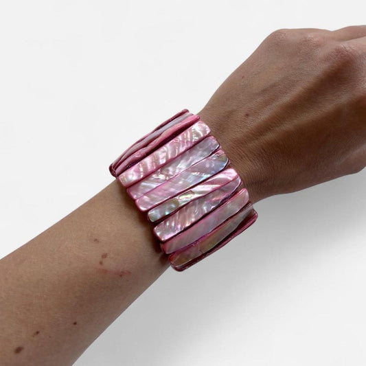 Pink Mermaid Shell Bracelet