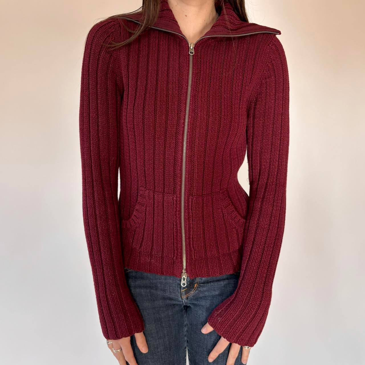 Abercrombie & Fitch Double Zip Sweater (S/M)