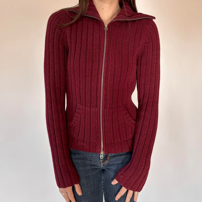 Abercrombie & Fitch Double Zip Sweater (S/M)