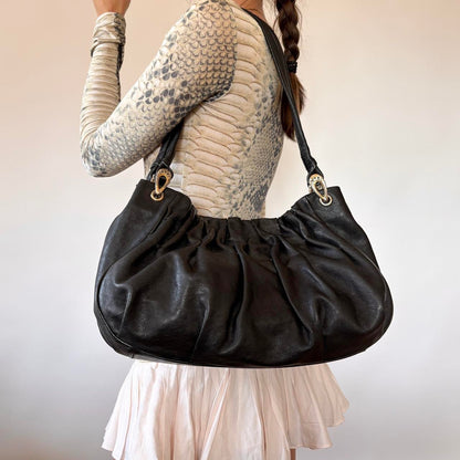 Vintage Scrunchy Leather Bag