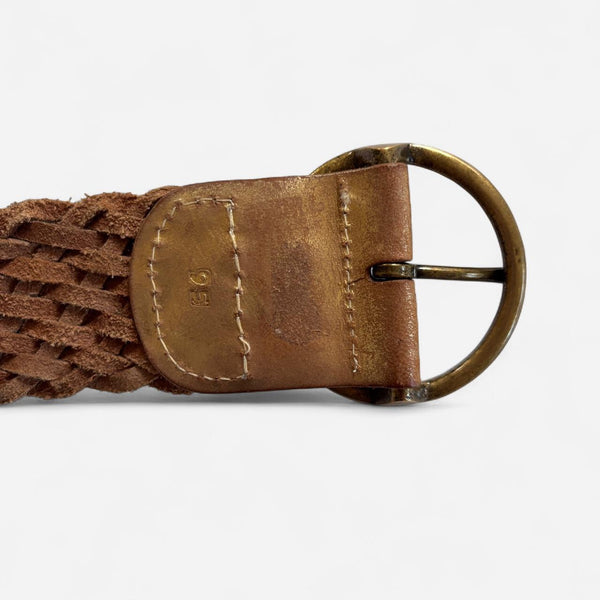 Braided Leather Belt