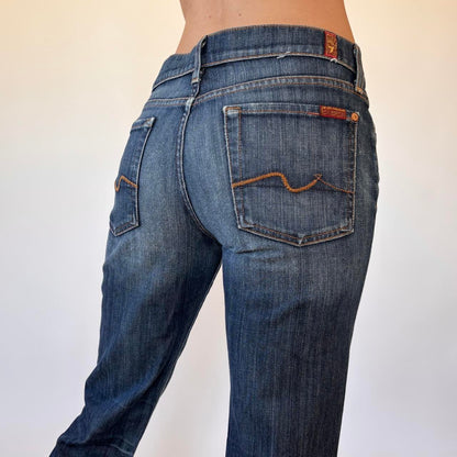 2000s Low Rise Bootcut Jeans (S)