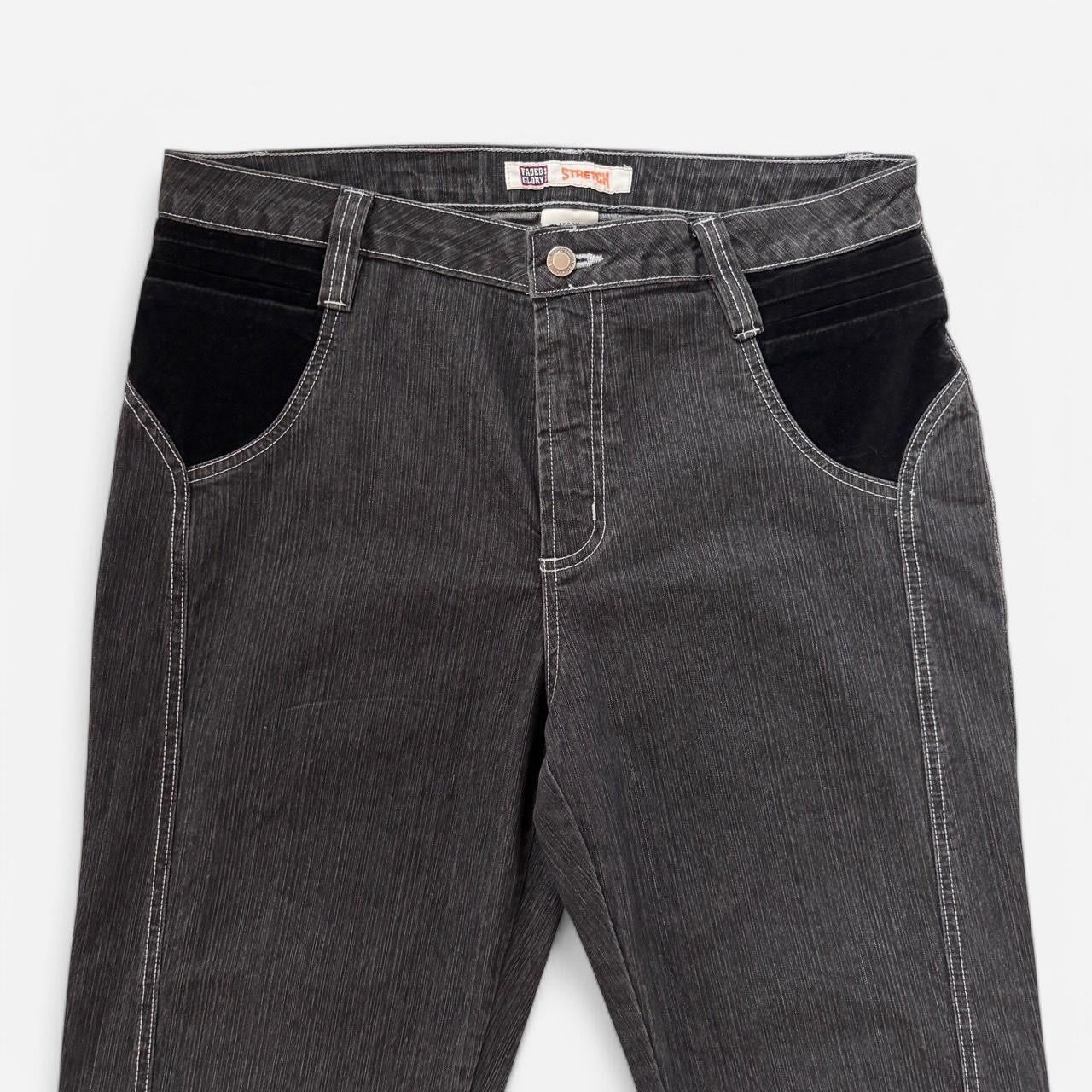 Y2K Embellished Flare Jeans (L)