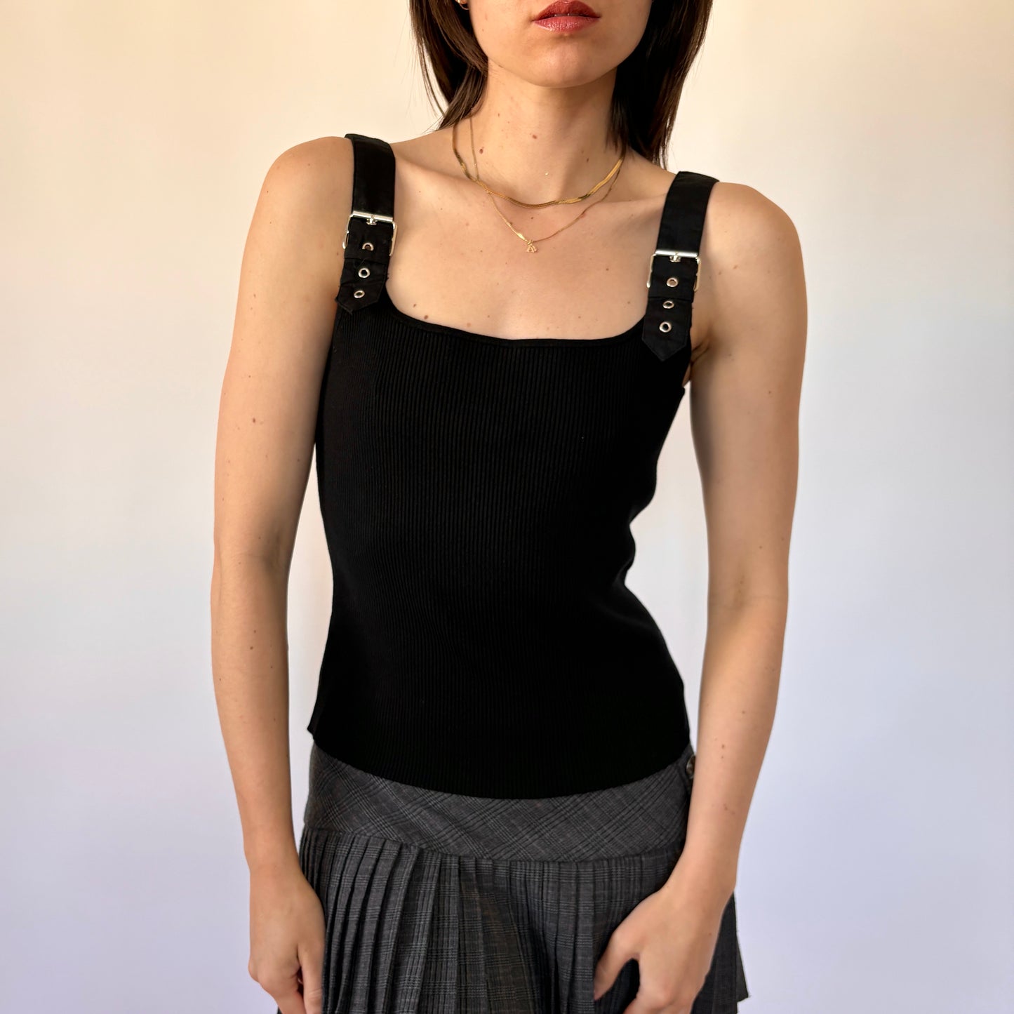 90s Silk Buckle Tank (M)