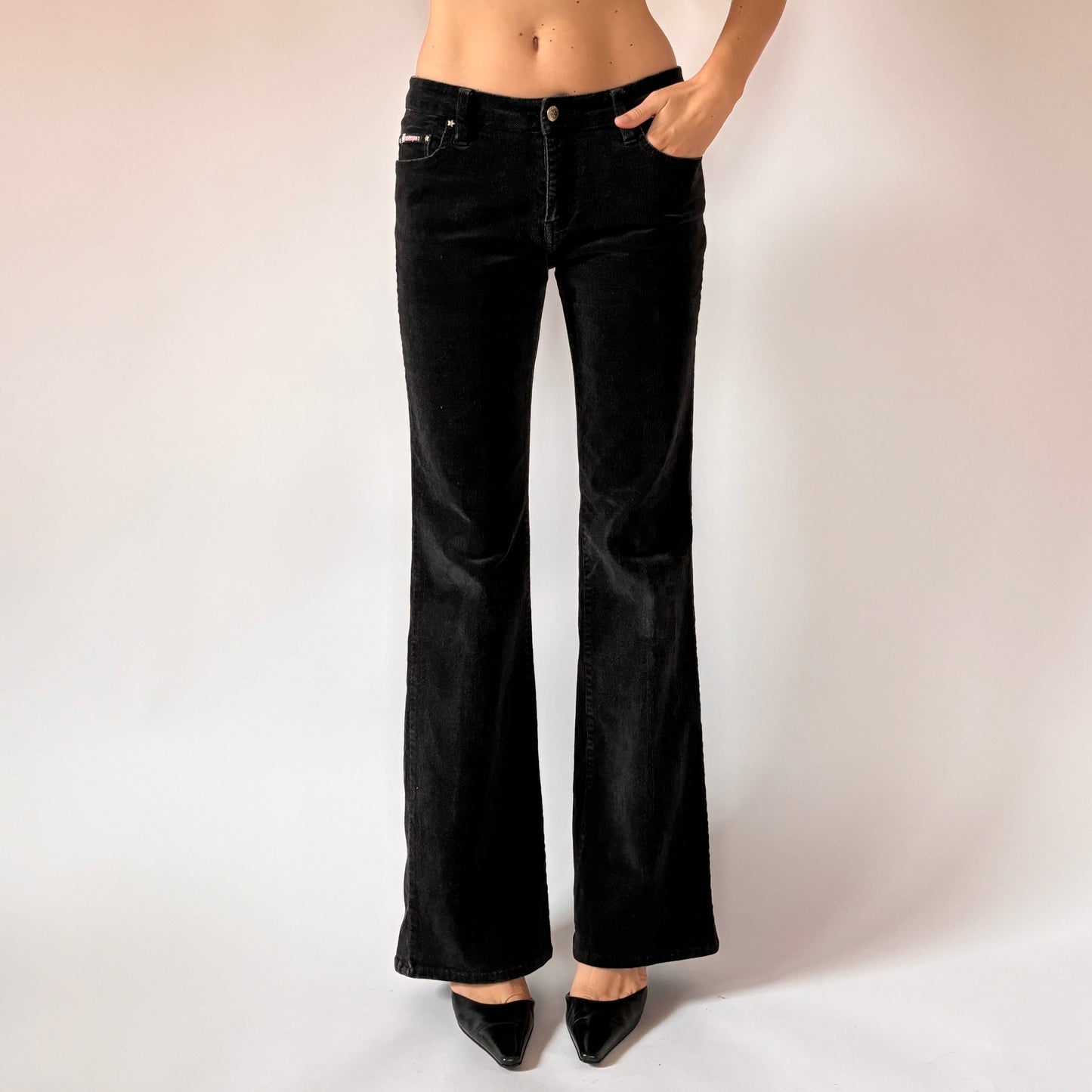 Y2K Bubblegum USA Corduroys (S)