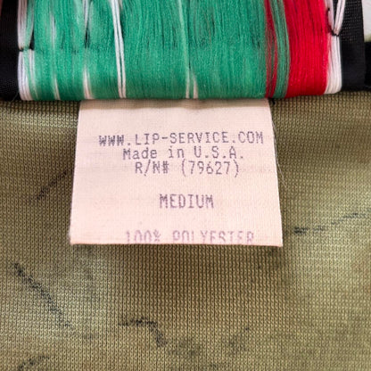 90s Lip Service Fuzzy Camo Top (S/M)