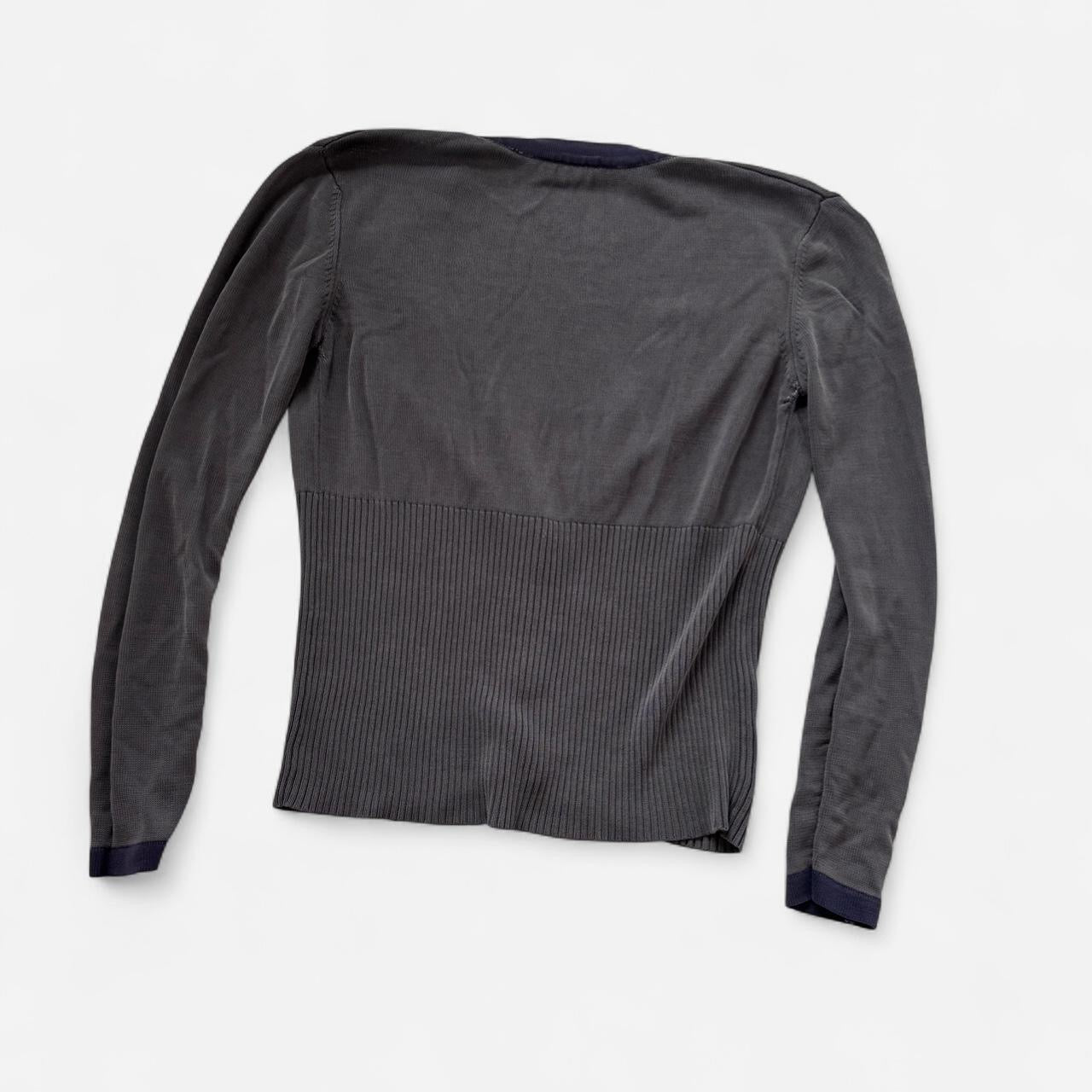 Slate Button Up Cardigan (M)