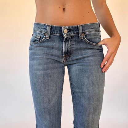 2000s Low Rise Seven Jeans (XS)