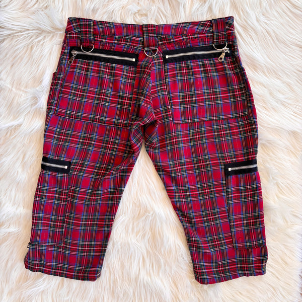 90s Plaid Mallgoth Shorts (M)