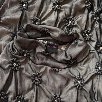 90s Mesh Mockneck Top (M/L)