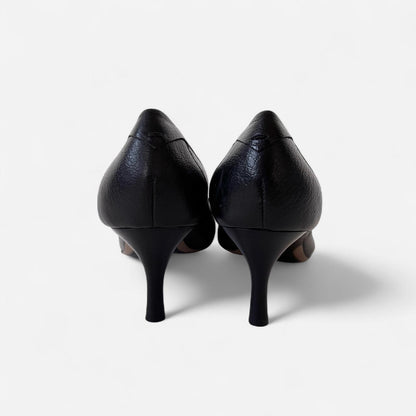 Y2K Nine West Leather Kitten Heels (7.5)