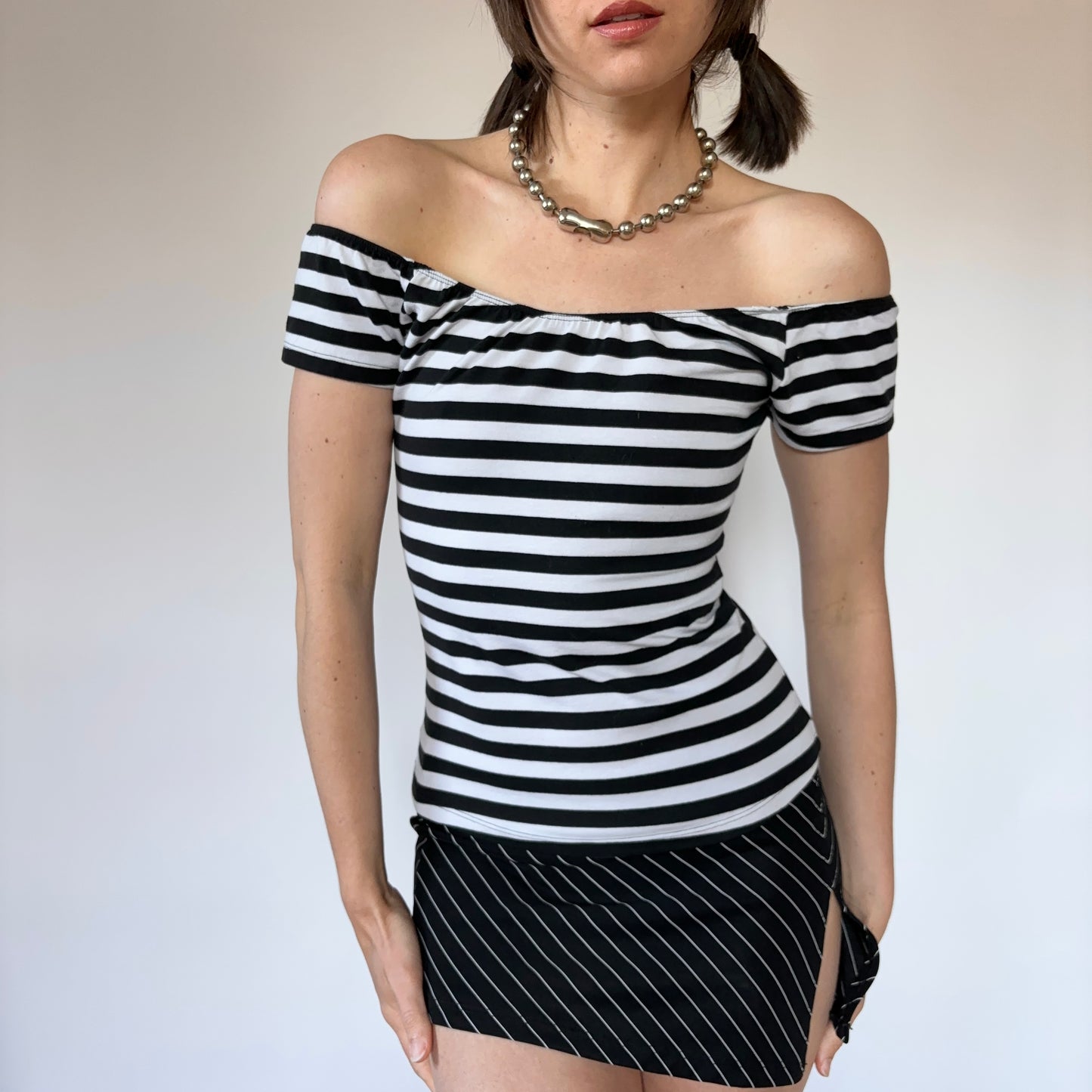 90s Striped Tee (XS)