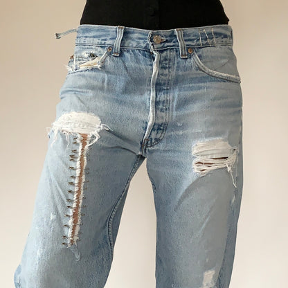 Vintage Grunge Levi’s 501s (M/L)