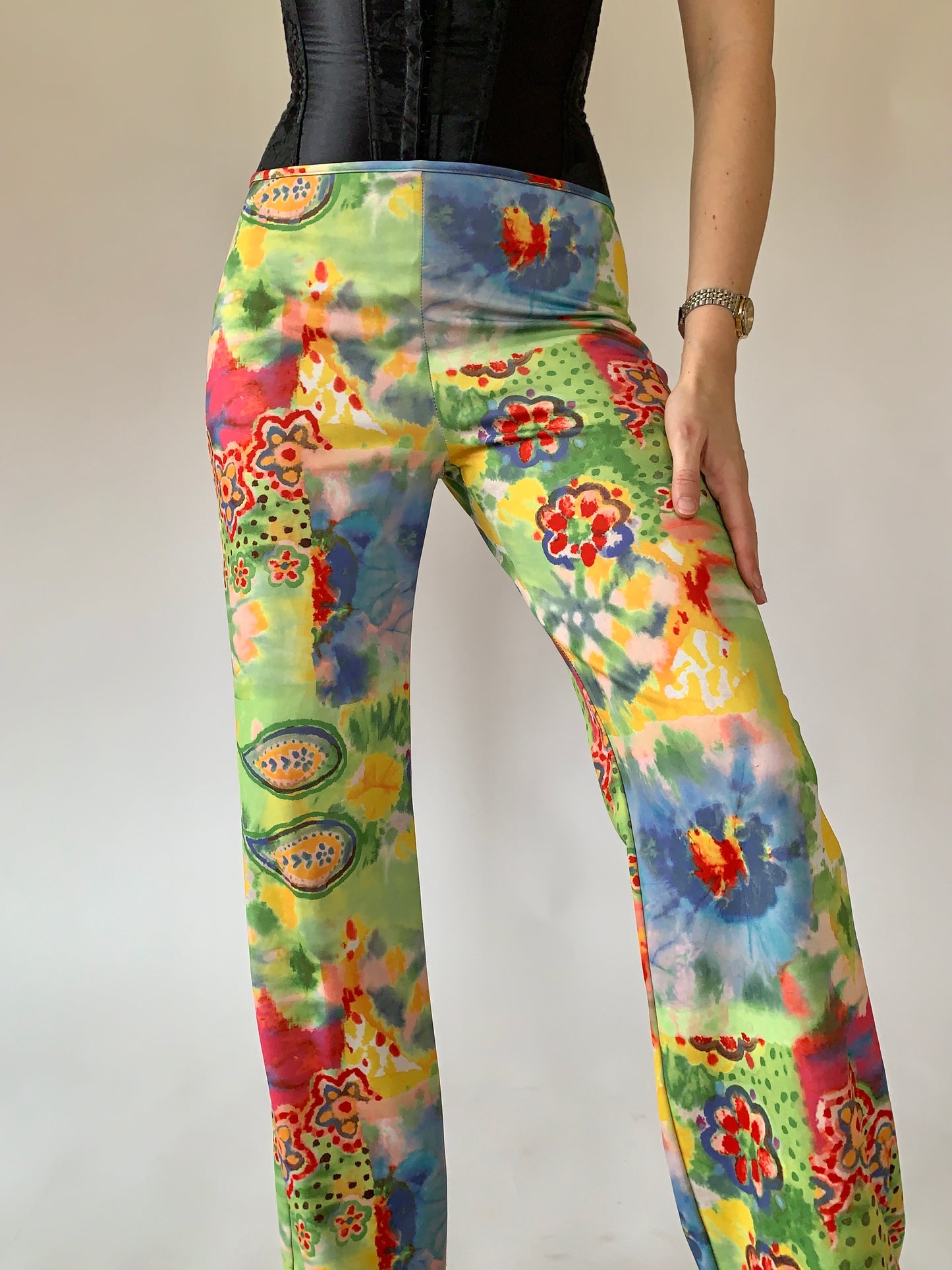 Vintage Watercolor Pants - Medium