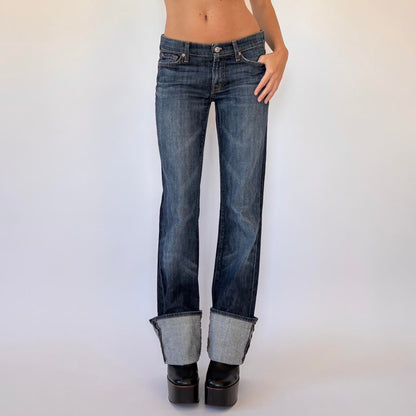 2000s Low Rise Bootcut Jeans (S)