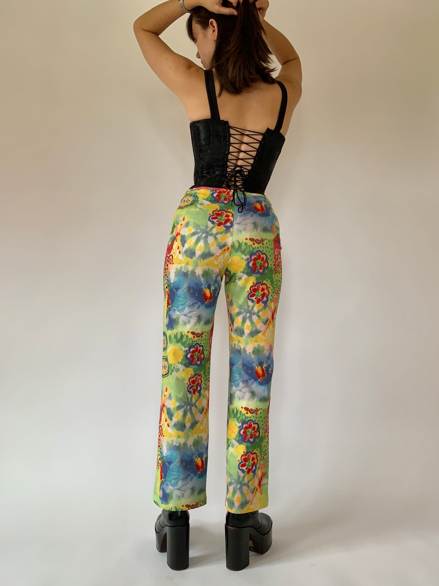Vintage Watercolor Pants - Medium