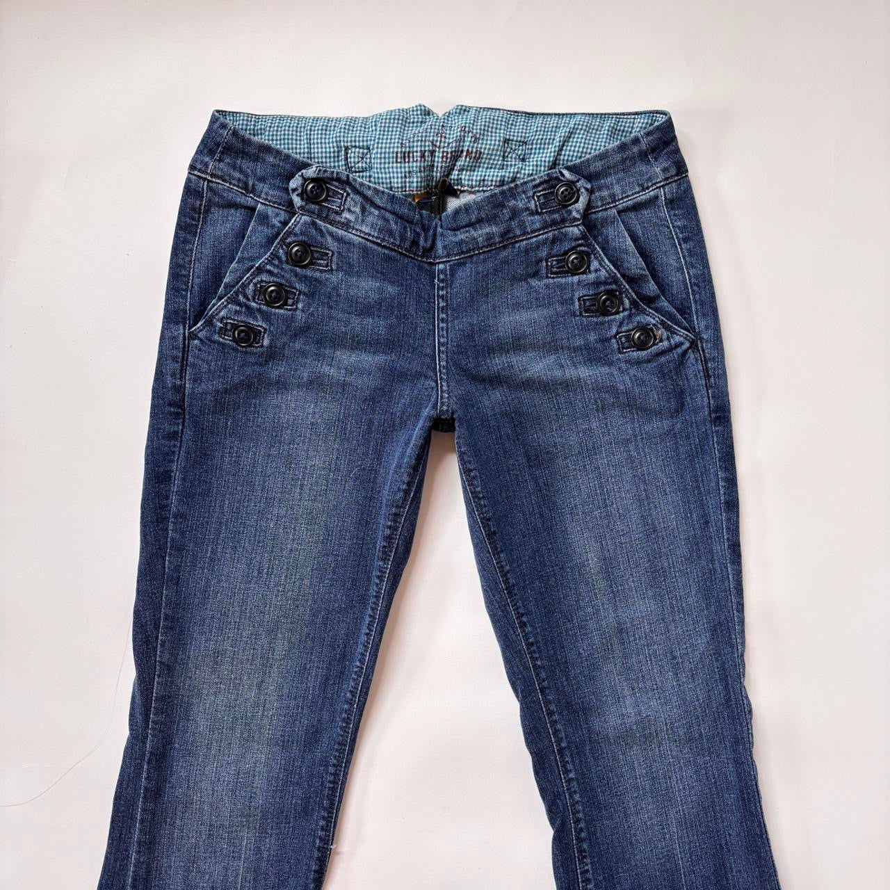2000s Lucky Low Rise Sailor Jeans (S)