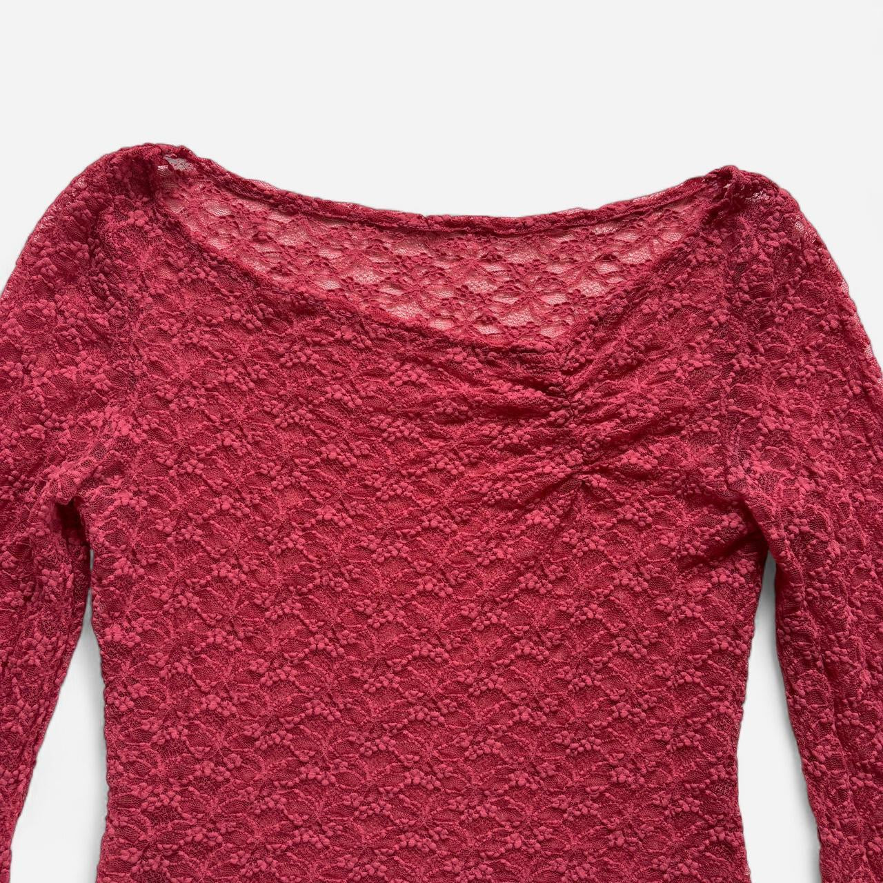 Lacy Bell Sleeve Top (M/L)