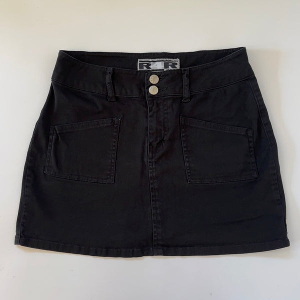 Y2K Noir Mini Skirt (XS/S)