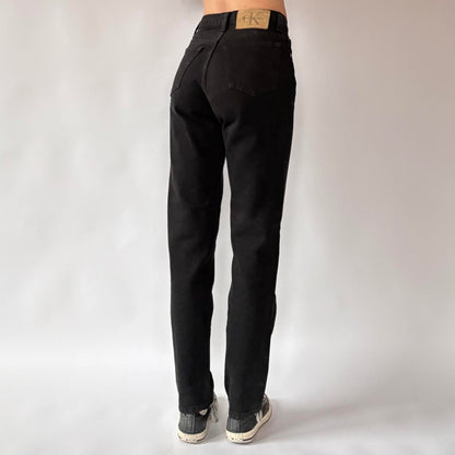 90s Black Calvin Klein Jeans (XS)