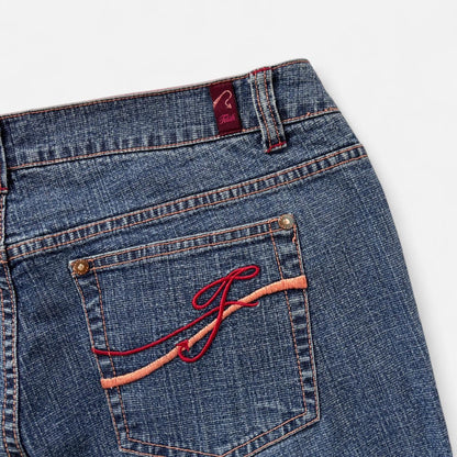 Y2K Fetish Low Rise Jeans (M)