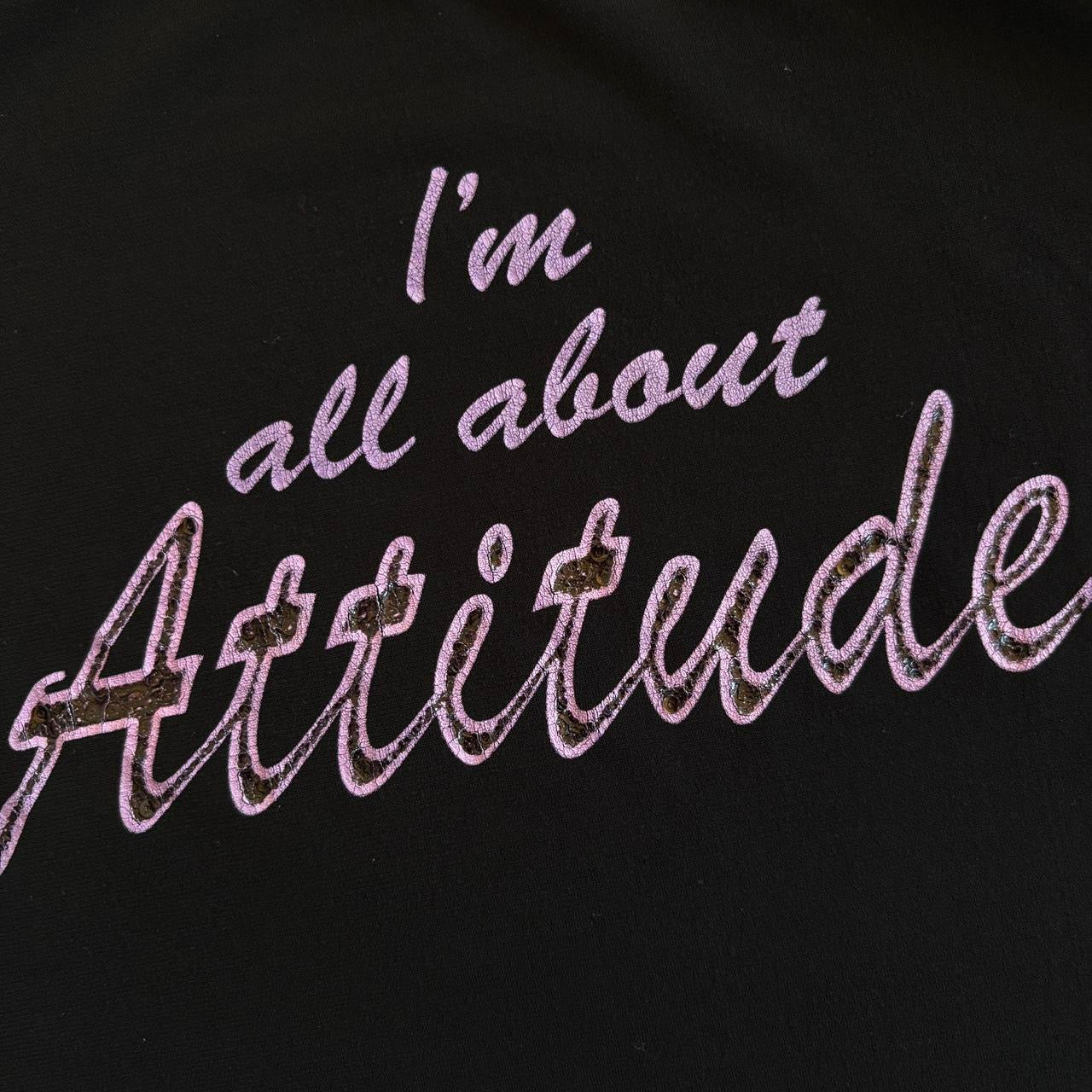 90s Attitude Baby Tee (M/L)