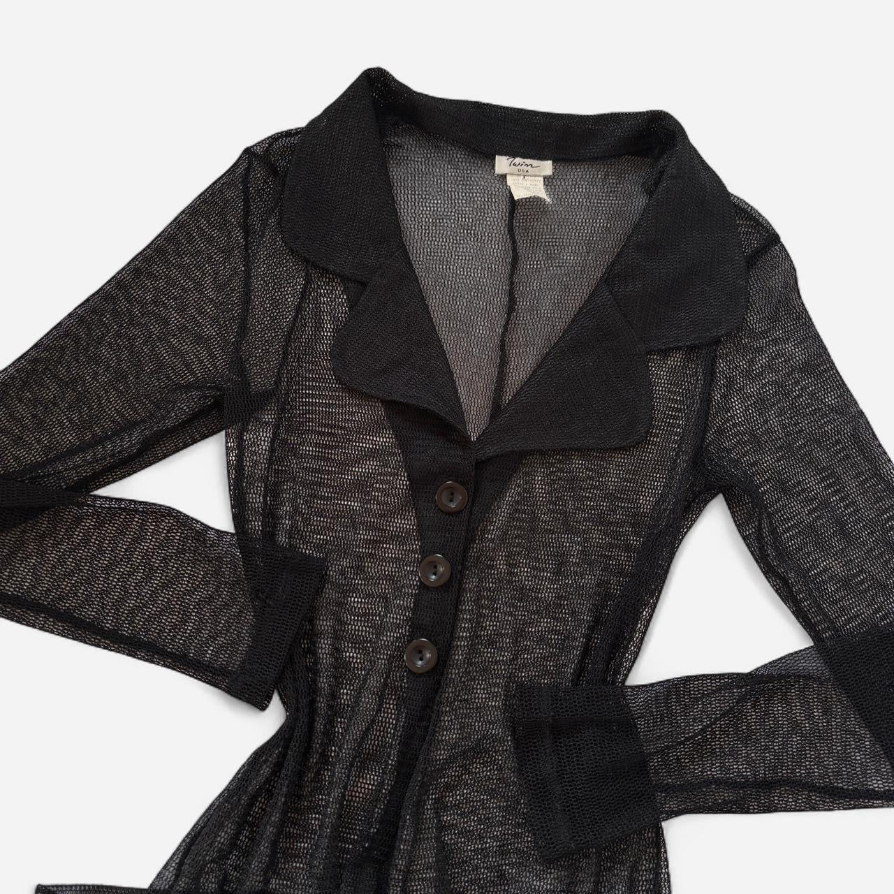 90s Mesh Duster Cardigan (S/M)