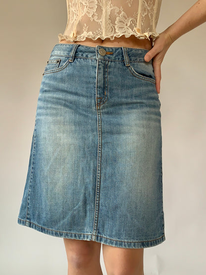 Y2K Denim Midi - Small