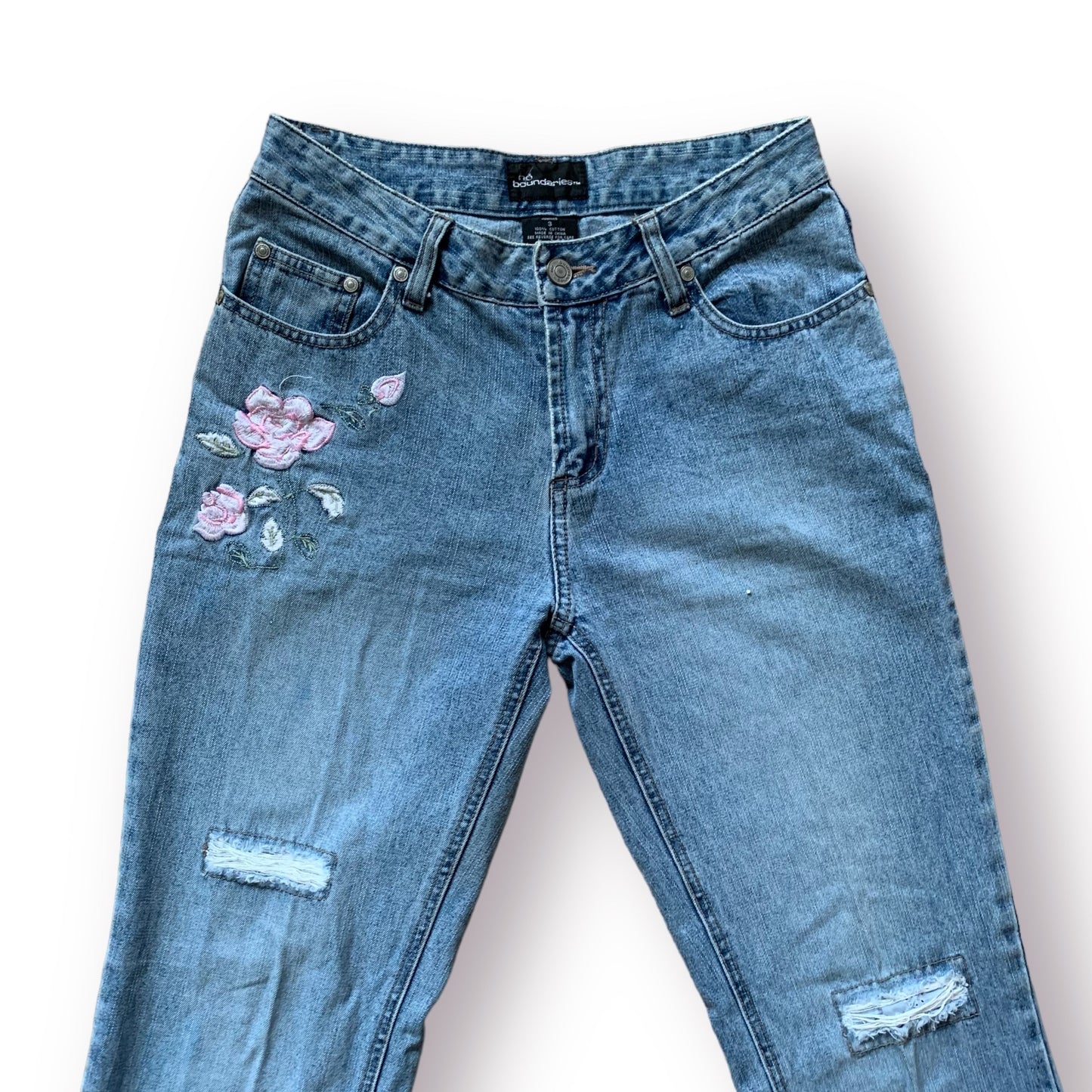 Y2K Rose Jeans - XS