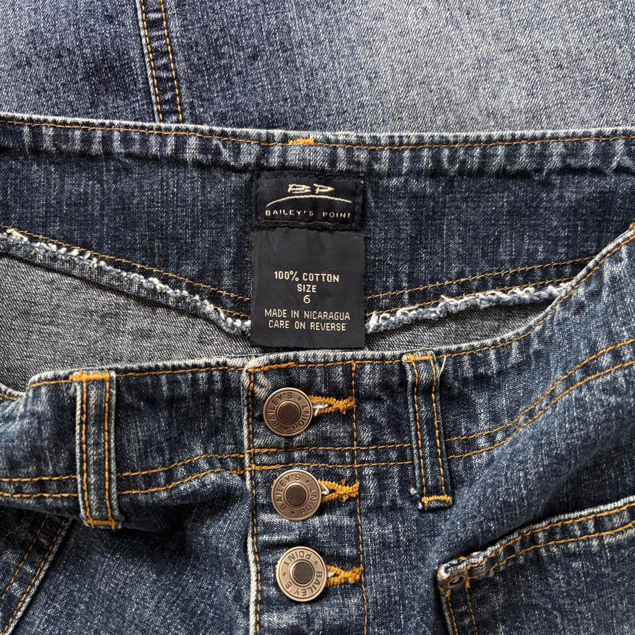 Y2K Denim Midi Skirt (S)