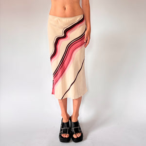 Pure Silk Y2K Skirt (M)