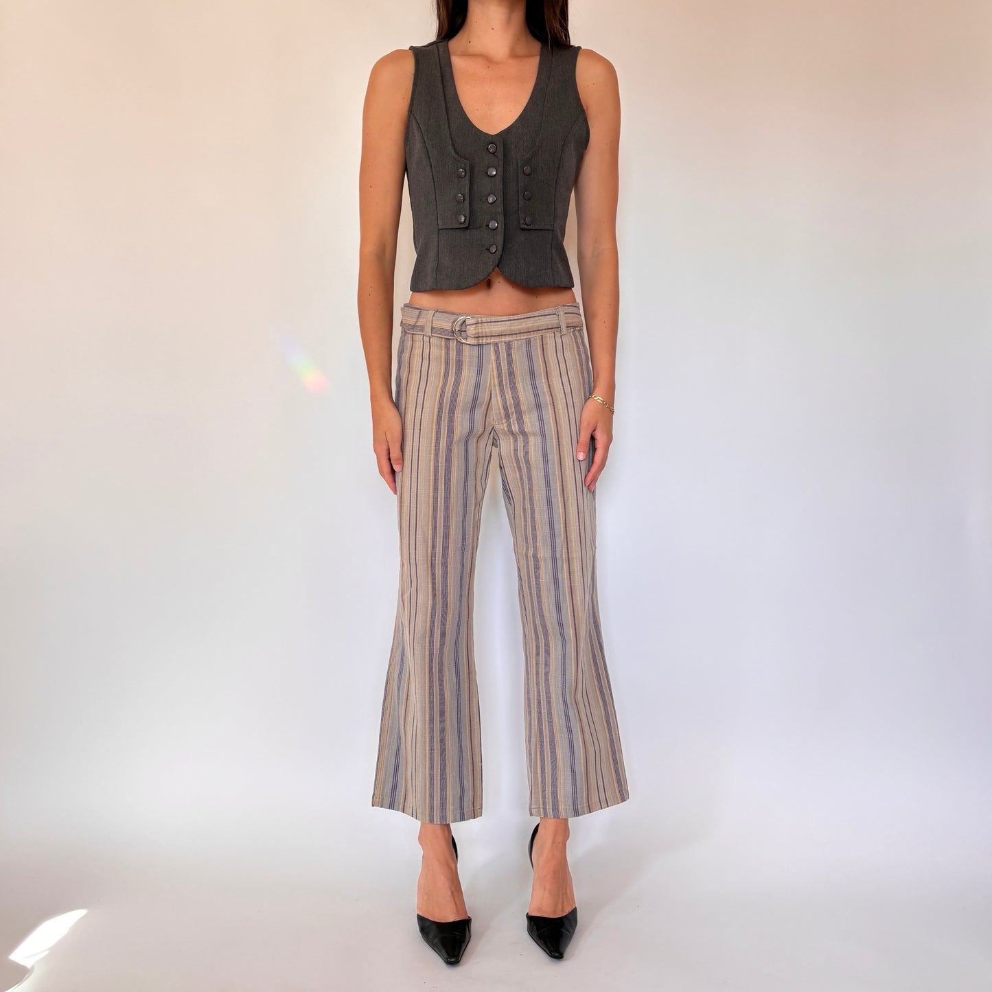 90s Stripy Pants (S)