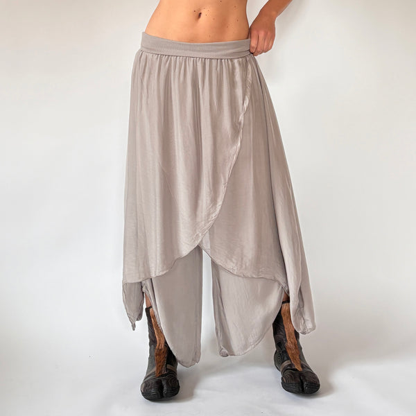 Italian Silk Slate Pants (XS/S)