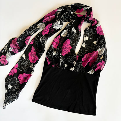 Y2K Convertible Scarf Top (S/M)